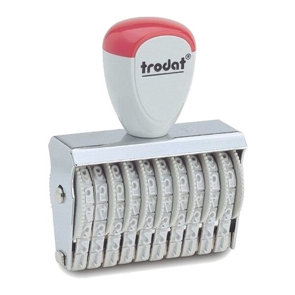 Trodat 15510 15 Mm 10 Haneli Numaratör Boş Kaşe