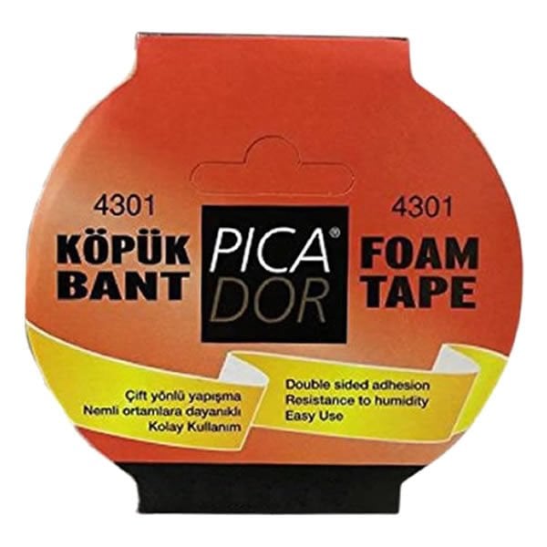 Picador 4301 5mtX25mm Çift Taraflı Köpük Bant