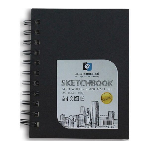 Alex Schoeller ALX-1937 A5 60 Sayfa Spiralli Spiralli Pp Kapak Defter
