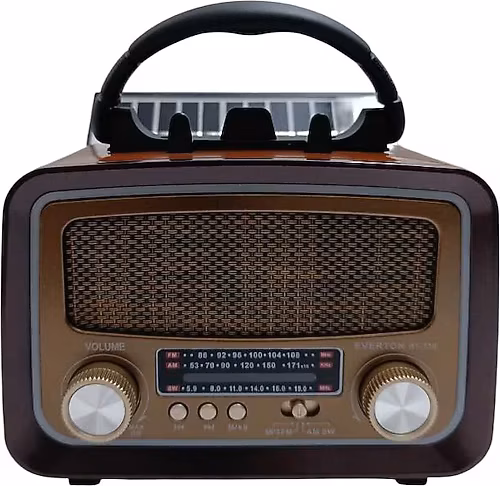 Everton RT-730 Bluetooth Usb/Micro Sd /Güneş Enerjili ve Fenerli Nostaljik Radyo