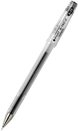 Pilot G-Tec C 0,4 mm Siyah İğne Uçlu Jel Kalem