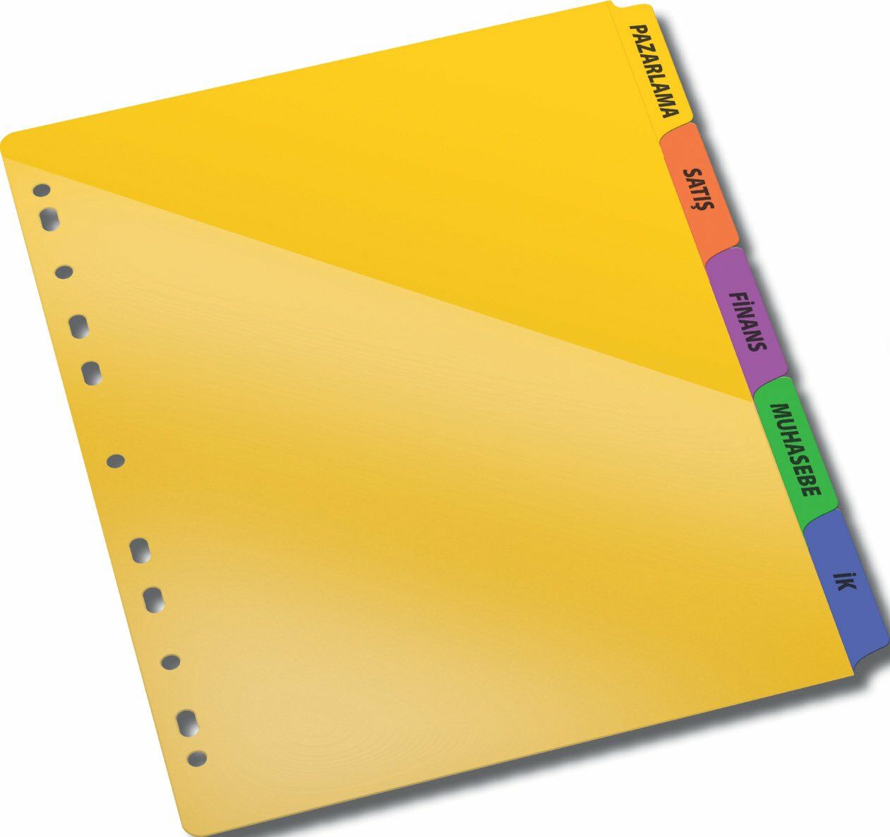 SERVE SV-6105 A4 PP ETİKET EKLENEBİLİR ÇİFT CEPLİ AYRAÇ
