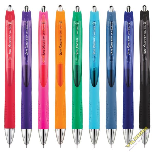 Serve Xberry 0,5mm İğne Uç 5 li Pet Jel Kalem
