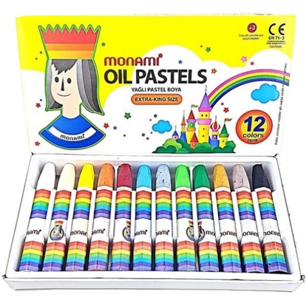 MONAMİ MP12 12 Lİ PASTEL BOYA