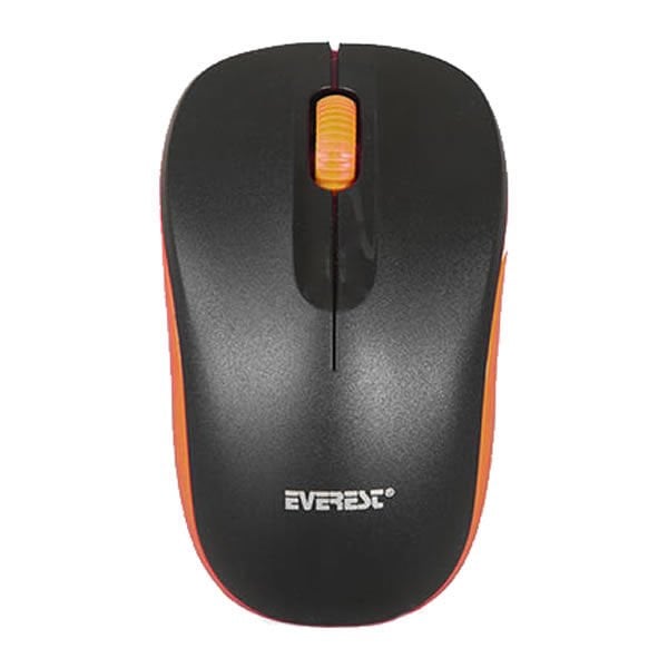 Everest SM-165 Siyah&Turuncu Usb 2.4 Ghz Kablosuz Mouse