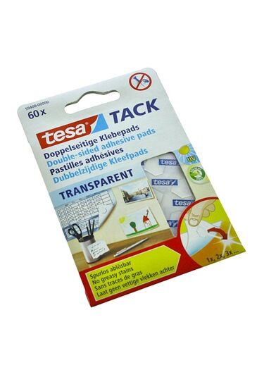 Tesa 59400 60 lı Transparan Tack-It Hamur Yapıştırıcı