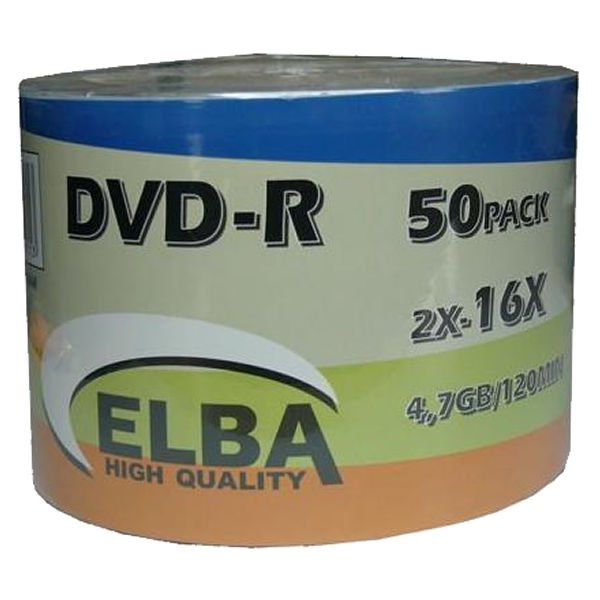Elba 4.7 Gb/120 Min 16X Shrink Printable Dvd-R Cd Kutusu
