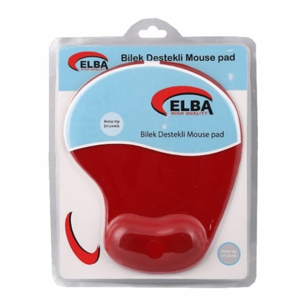 ELBA K06152 KIRMIZI BİLEKLİKLİ JEL MOUSEPAD