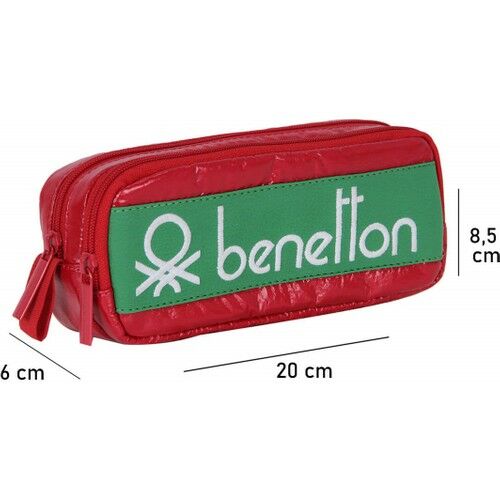 Benetton 70116 Kırmızı Çift Gözlü Kalemlik