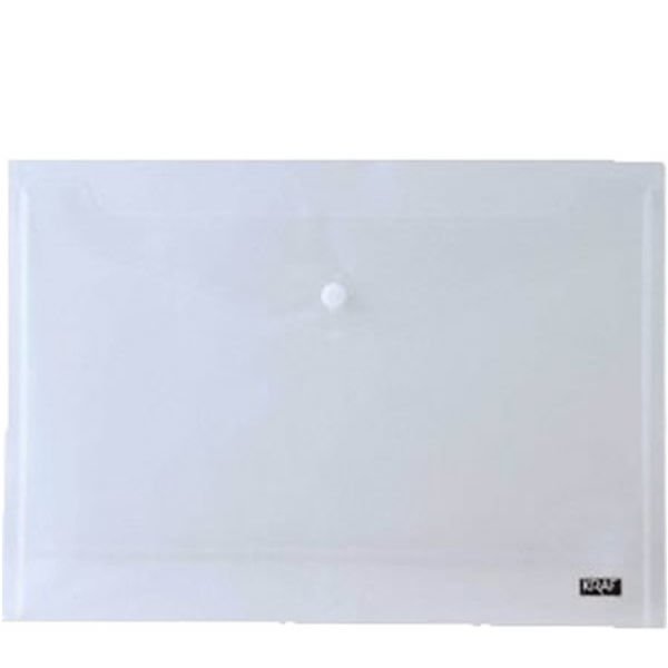 Kraf 1249 A4 Eco Şeffaf Çıtçıtlı Dosya