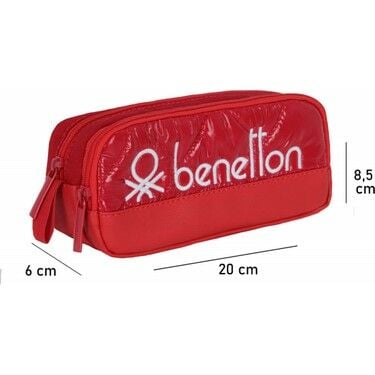 Benetton 70232 Kırmızı Çift Gözlü Kalemlik