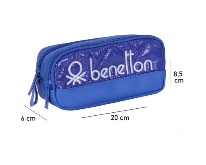 BENETTON 70256 MAVİ ÇİFT GÖZLÜ KALEMLİK