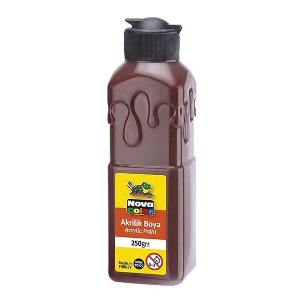 Nova Color NC-3016 250 gr Kahverengi Akrilik Boya