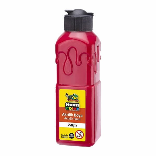 Nova Color NC-3011 250 gr Kırmızı Akrilik Boya