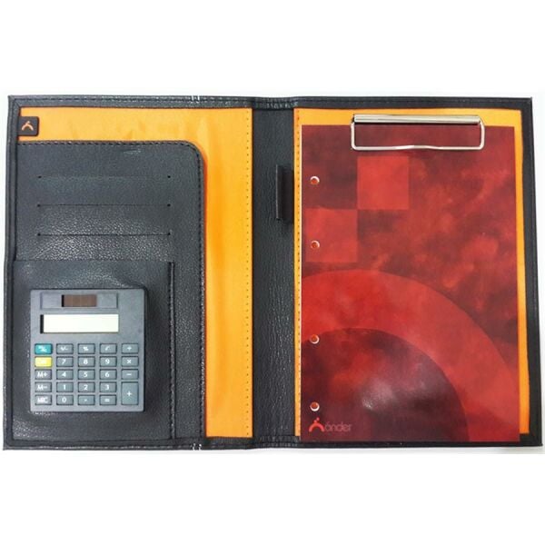 Önder 8007-3 A5 New York Siyah Hesap Makinalı Sekreterlik