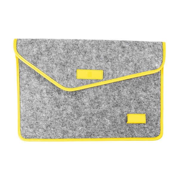 Önder 540-20 Aba Gri-Sarı Keçe Laptop Çantası