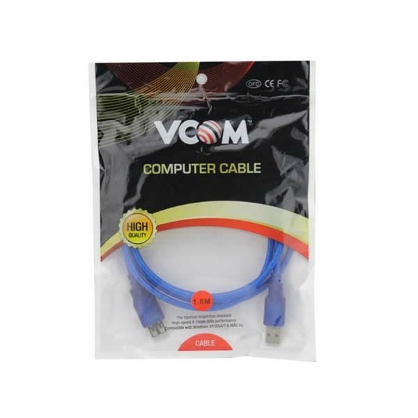 VCOM CU202-TL 5 MT ŞEFFAF USB UZATMA KABLOSU