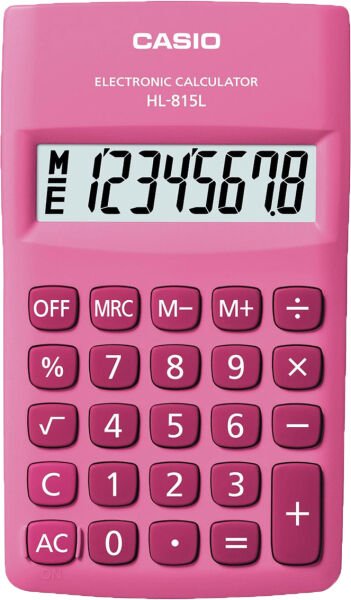 Casio HL-815L-PK 8 Haneli Pembe Hesap Makinesi