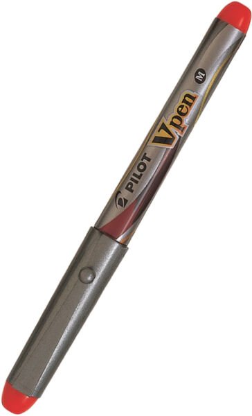 Pilot Svp-4M-R V-Pen Silver Kırmızı Dolma Kalem