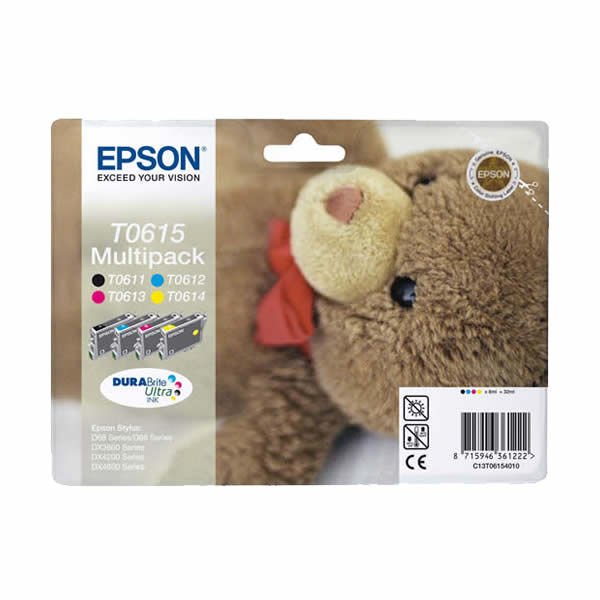 Epson T06154020 4 lü Kartuş Seti