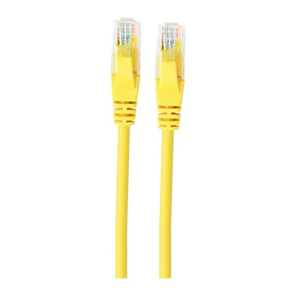 Vcom NP611B-Y 0,50 mt Cat6 Sarı Utp Patch Kablo