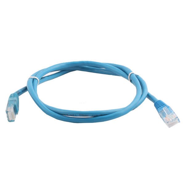 Elba UT8631 Cat5 1 mt Mavi Patch Kablo