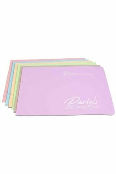 Gıpta Pastels 17x24 32 Yaprak Tel Dikişli Plastik Kapaklı Resim Defteri