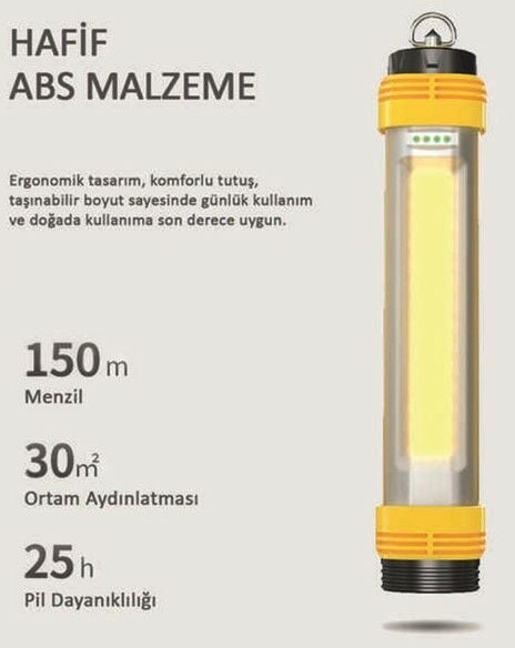 Panther PT-4866 Şarjlı Fener