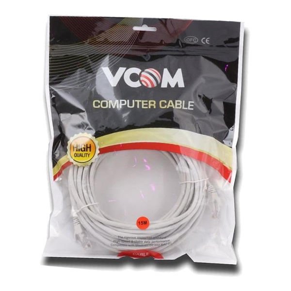 Vcom Np511 Cat5 1 mt Gri Utp Patch Kablo