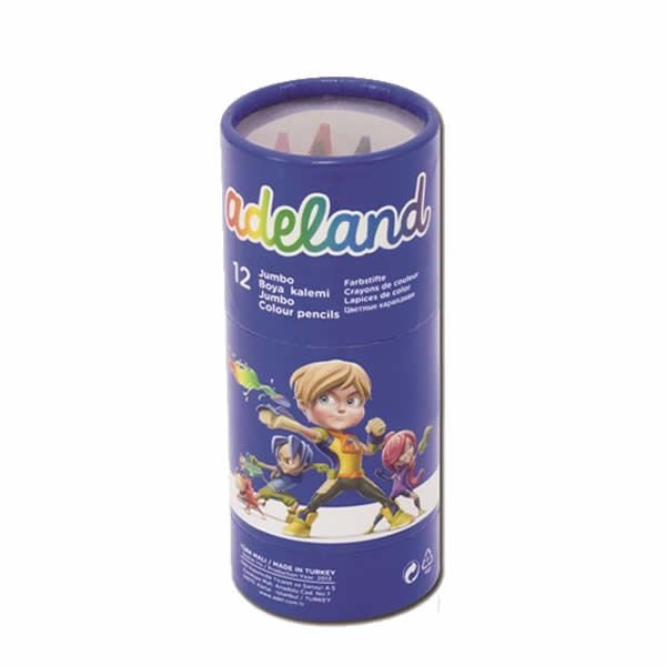 Adeland 9520 12 li Jumbo Yarım Boy Boya Kalemi