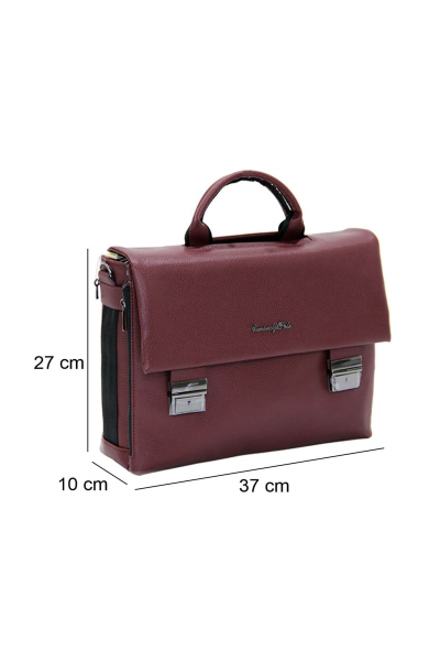 Cambridge Polo Plevr50024 Bordo Evrak Çantası
