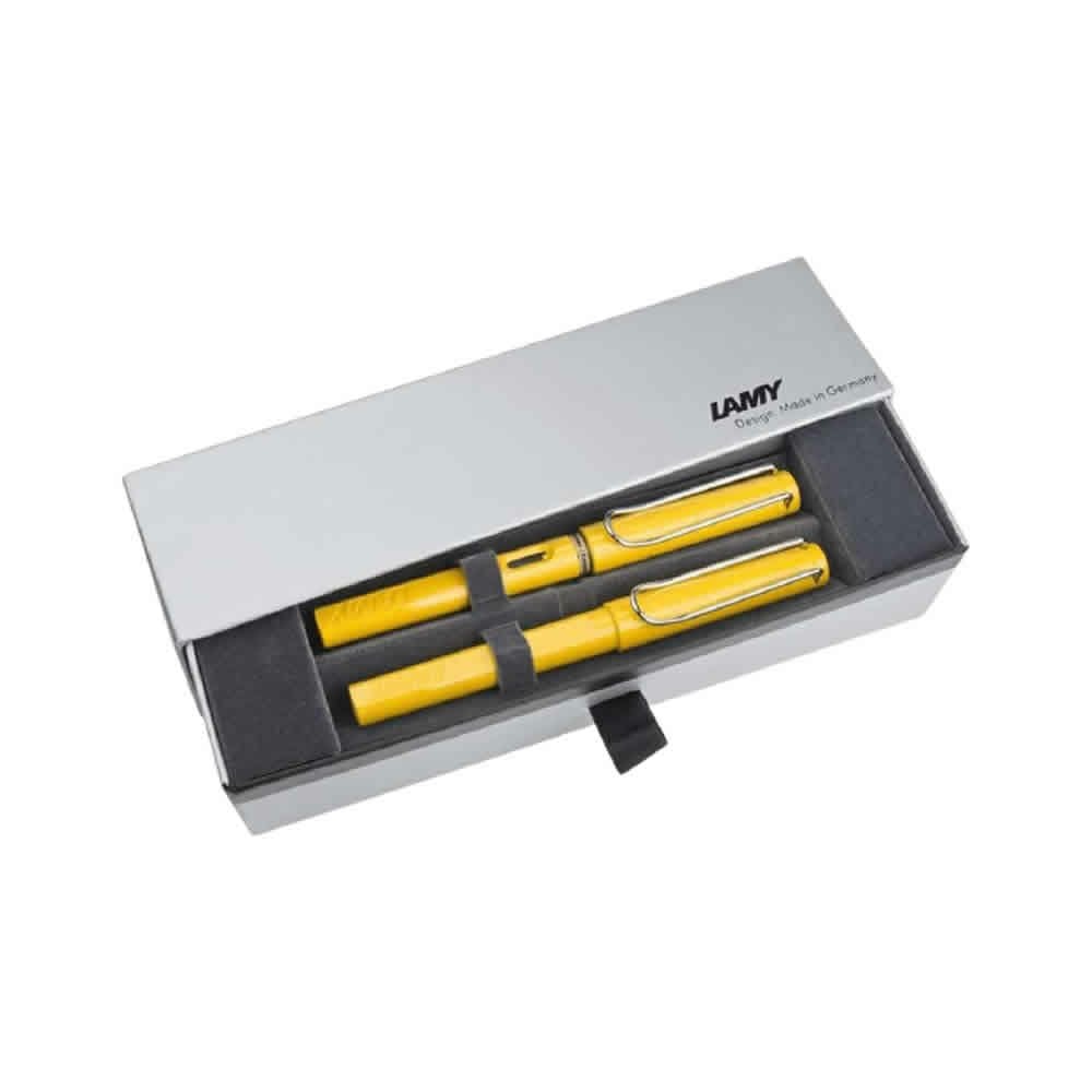 Lamy 318 Safari Sarı Dolma&Roller Kalem Seti
