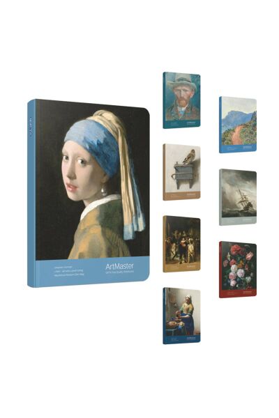 Gıpta Art Master 17x24 120 Yaprak Kareli İplik Dikişli Sert Kapaklı Defter