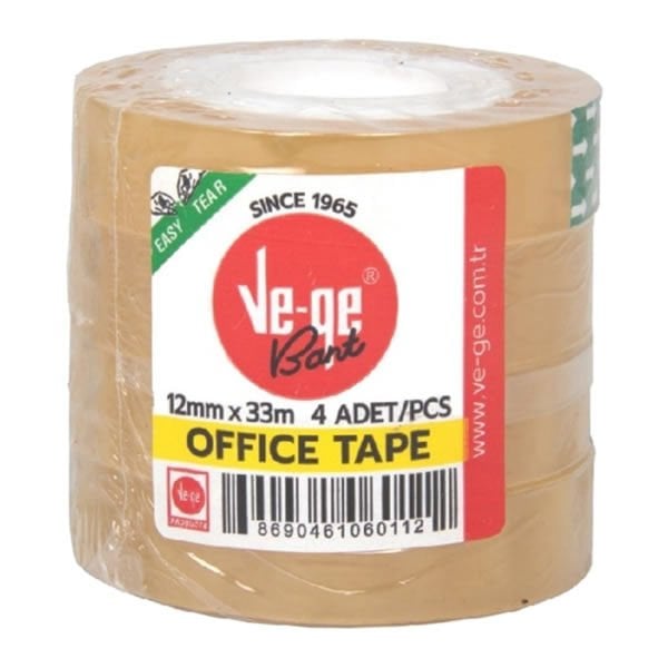 Ve-Ge 12x33 4 lü Office Tape Selefon Bant