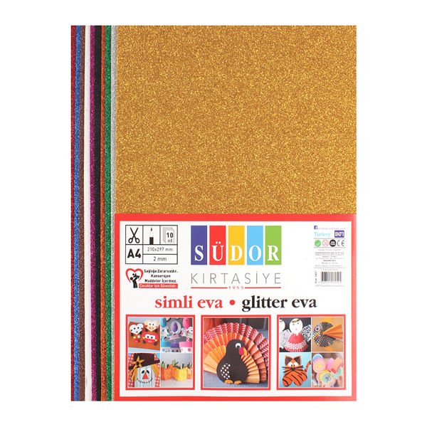 Südor SK18 20x30 cm 10 lu Simli Yapışkanlı Eva
