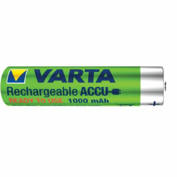 VARTA  AAA 2 Lİ 1000 MAH ŞARJLI İNCE KALEM PİL