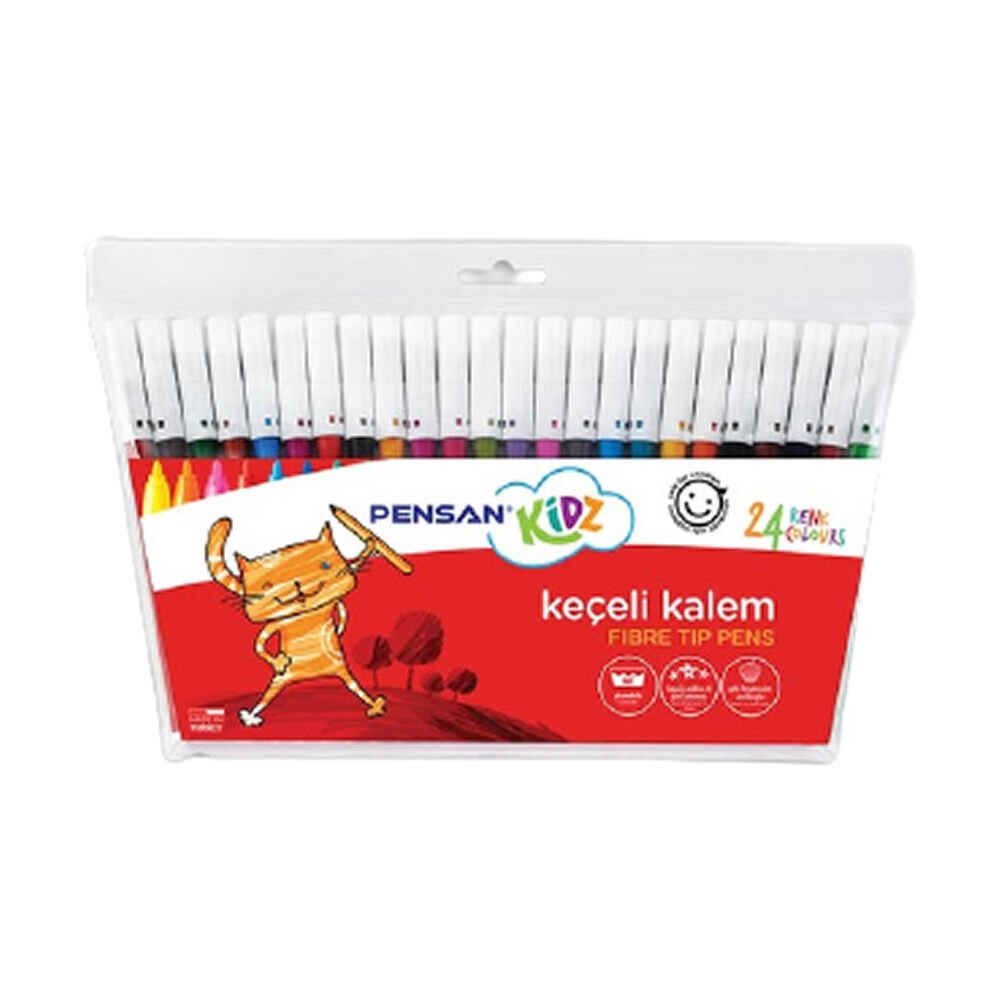 Pensan 34050 24 lü Kidz Keçeli Kalem