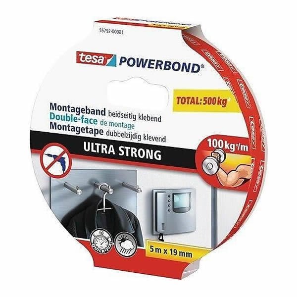 Tesa 55792-00004-02 5Mtx19Mm Powerband Ultra Köpük Montaj Bandı