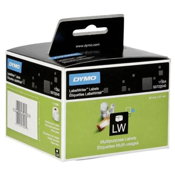 Dymo LW Çok Amaçlı Etiket,1000 etiket/paket, 57X32mm (11354)