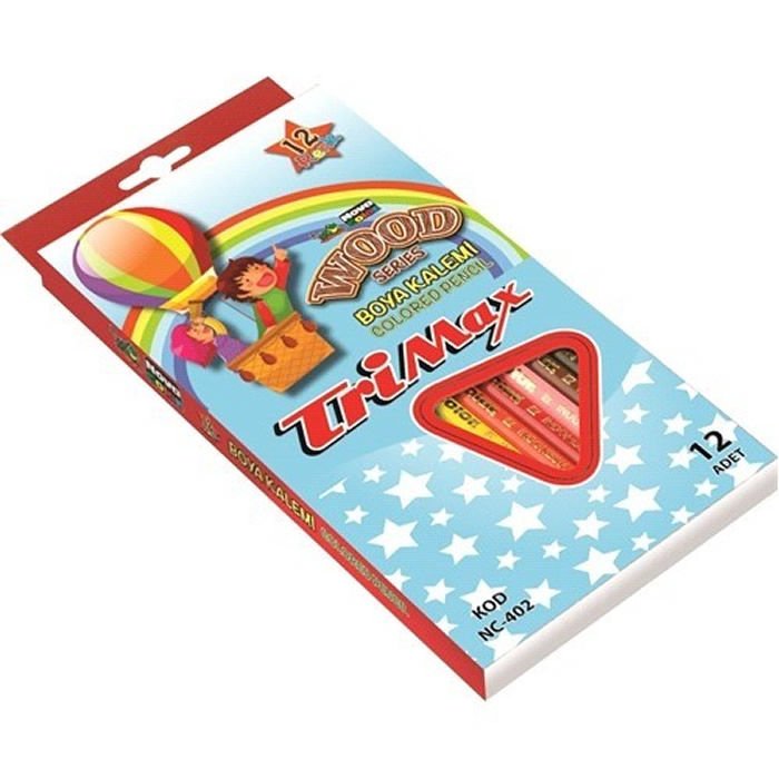 Nova Color NC-407 12 li Trimax Kuru Boya Kalemi