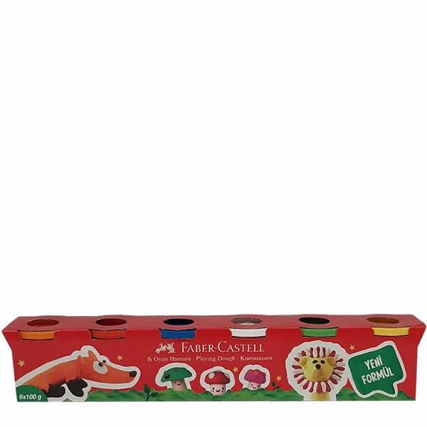 Faber-Castell 100 gr x 6 Oyun Hamuru