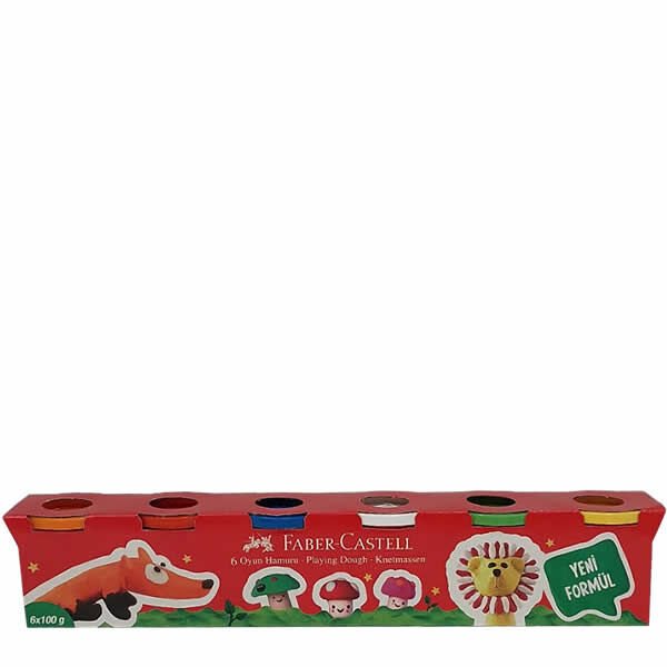 Faber-Castell 100 gr x 6 Oyun Hamuru