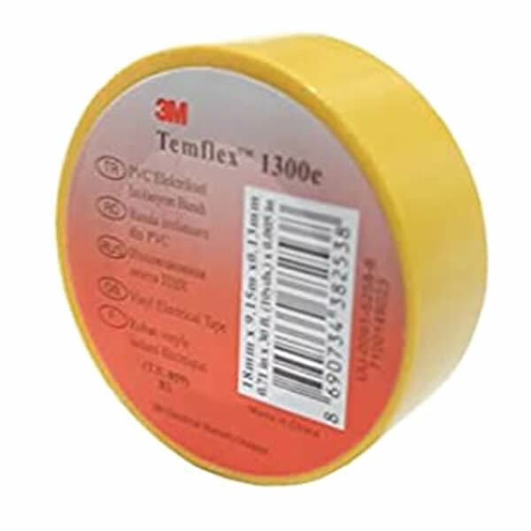 3M TEMFLEX 1300E 18MMX10MT SARI İZOLE BANT