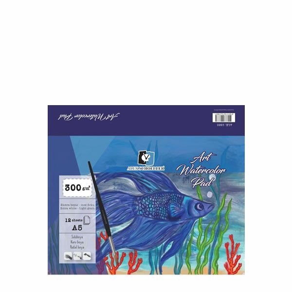 Alex Schoeller A5 300 gr 12 Yaprak Art Sulu Boya Defteri