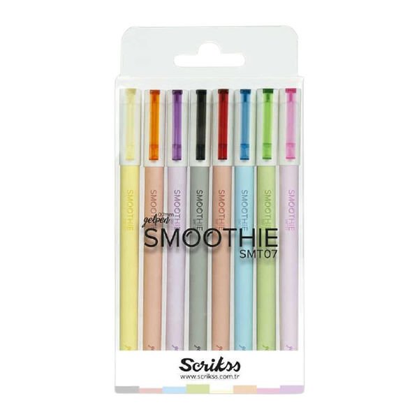 Scrikss 0,7 mm 8 liSmoothie Jel Kalem