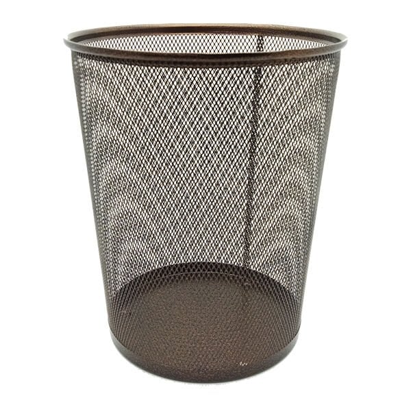 Drt 914 Dövme Bakır Konik Delikli Metal Çöp Kovası