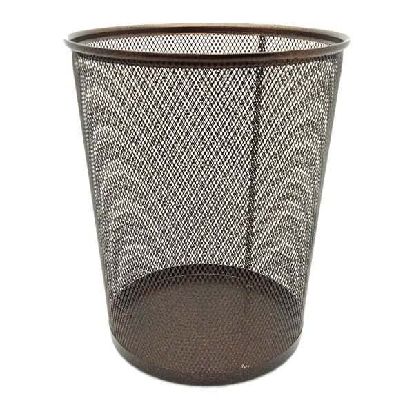 Drt 914 Dövme Bakır Konik Delikli Metal Çöp Kovası