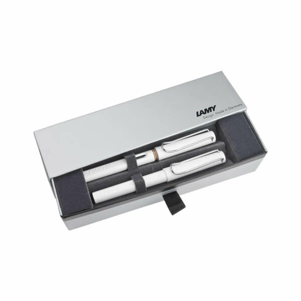 Lamy 319B-M Safari Beyaz Dolma&Roller Kalem Seti