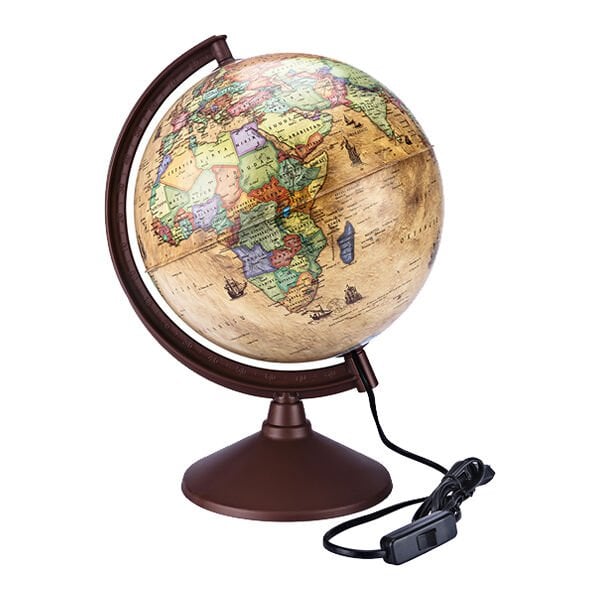 Brons BR-812 26 cm Antik Işıklı Küre