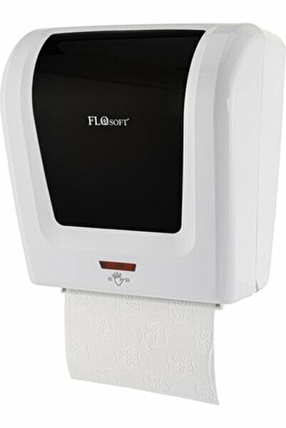 Flosoft F047 21 cm Fotoselli Siyah Kağıt Havlu Dispenseri